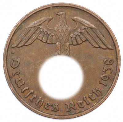 2 рейхспфеннига 1938 года G Германия