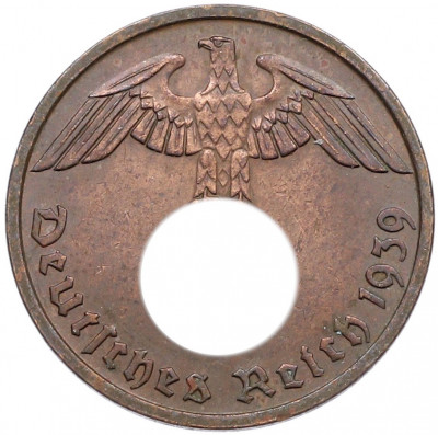 2 рейхспфеннига 1939 года B Германия