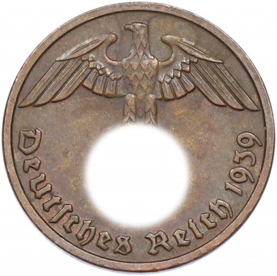 2 рейхспфеннига 1939 года E Германия