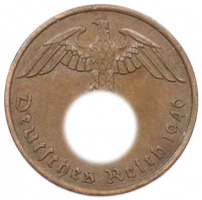 2 рейхспфеннига 1940 года A Германия