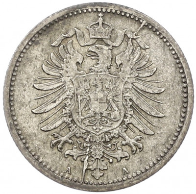 20 пфеннигов 1875 года А Германия