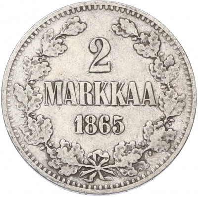 2 марки 1865 года Русская Финляндия