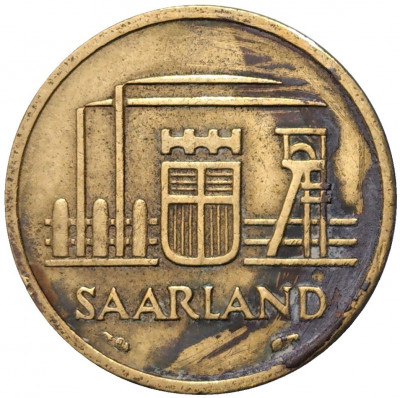 10 франков 1954 года Саар