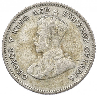 10 центов 1927 года Стрейтс Сетлментс