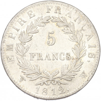 5 франков 1812 года W Франция
