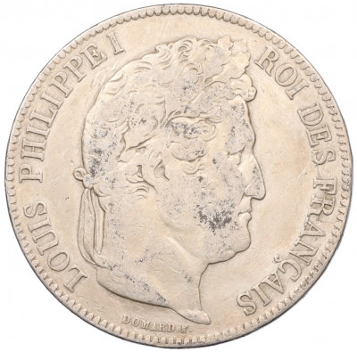 5 франков 1842 года B Франция