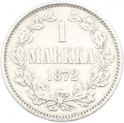 1 марка 1872 года Русская Финляндия