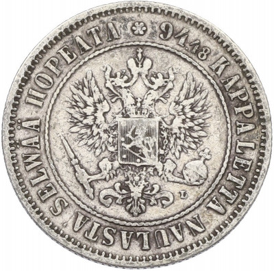 1 марка 1890 года Русская Финляндия