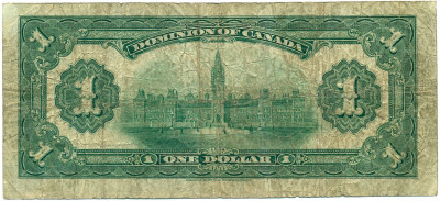 1 доллар 1917 года Канада