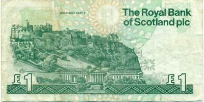 1 фунт стерлингов 1993 года Великобритания (Банк Шотландии)