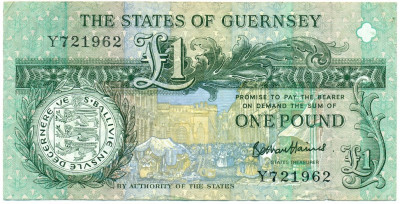 1 фунт 2016 года Гернси