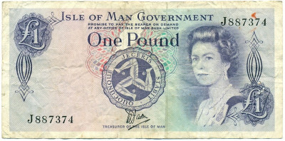 1 фунт 1979 года Остров Мэн