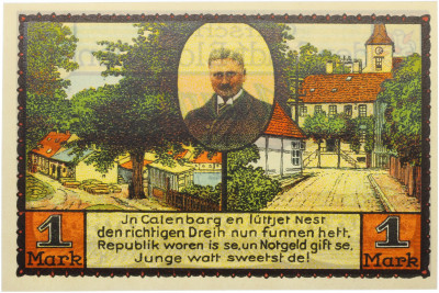 1 марка 1921 года Германия — город Эльдагзен (Нотгельд)