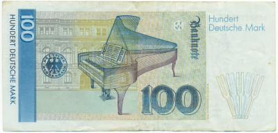 100 марок 1991 года Германия
