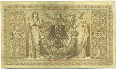 1000 марок 1908 года Германия