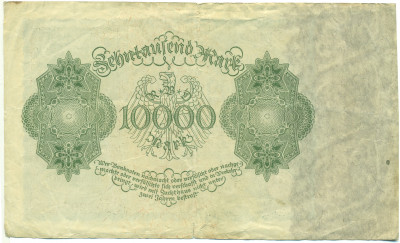 10000 марок 1922 года Германия