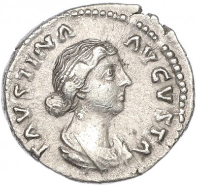 Денарий 161-175 года Римская Империя — Фаустина Младшая (Супруга Марка Аврелия)