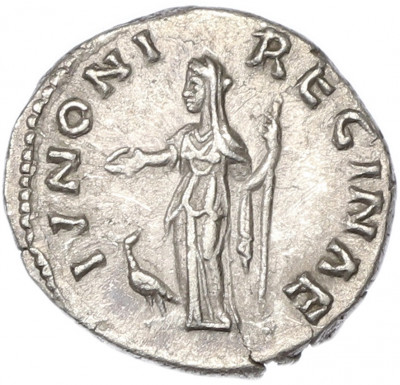 Денарий 161-175 года Римская Империя — Фаустина Младшая (Супруга Марка Аврелия)