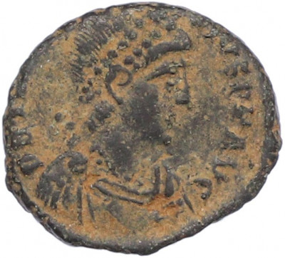 AE4 383-388 года Римская Империя — Флавий Аркадий (Клятва)