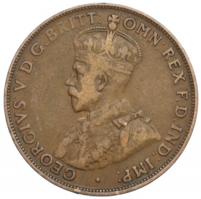 1 пенни 1922 года Австралия