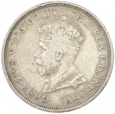 1 флорин 1951 года Австралия «50 лет Федерации»