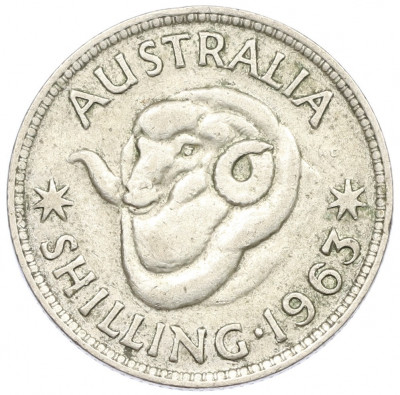 1 шиллинг 1963 года Австралия