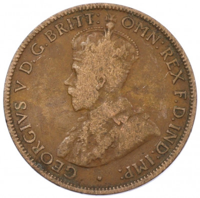 1/2 пенни 1921 года Австралия