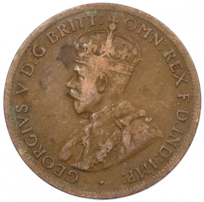 1/2 пенни 1927 года Австралия