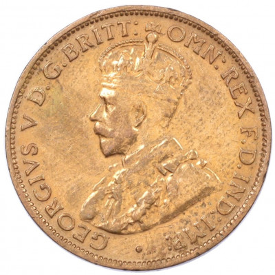 1/2 пенни 1933 года Австралия