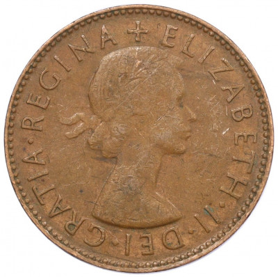 1/2 пенни 1954 года Австралия