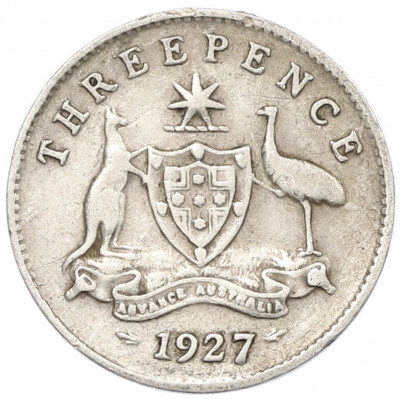 3 пенса 1927 года Австралия