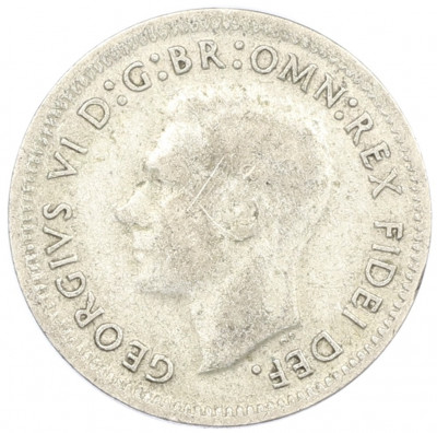 3 пенса 1951 года PL Австралия