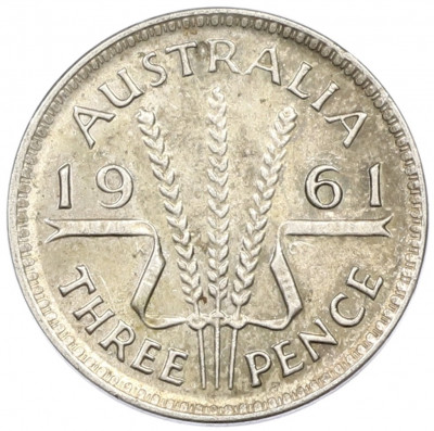3 пенса 1961 года Австралия