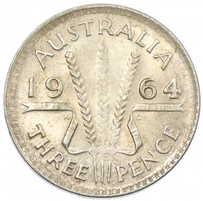 3 пенса 1964 года Австралия