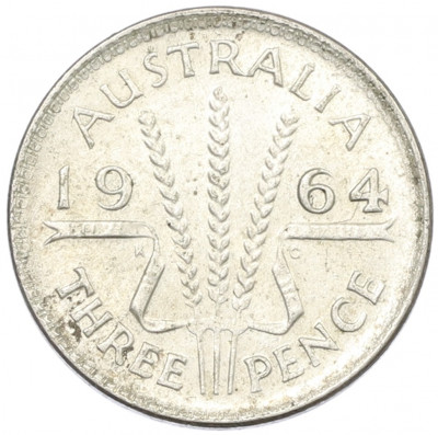 3 пенса 1964 года Австралия