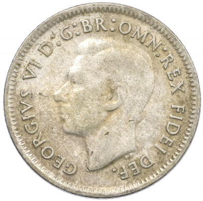 6 пенсов 1951 года PL Австралия