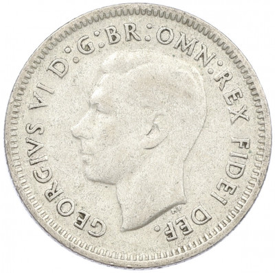 6 пенсов 1955 года Австралия