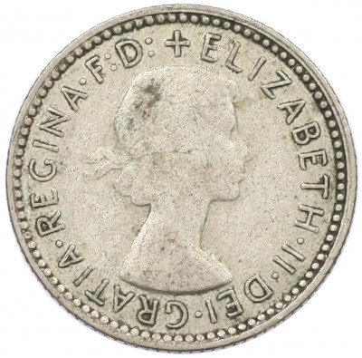 6 пенсов 1956 года Австралия