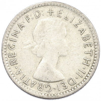 6 пенсов 1957 года Австралия