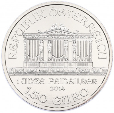 1.50 евро 2014 года Австрия «Венская филармония»