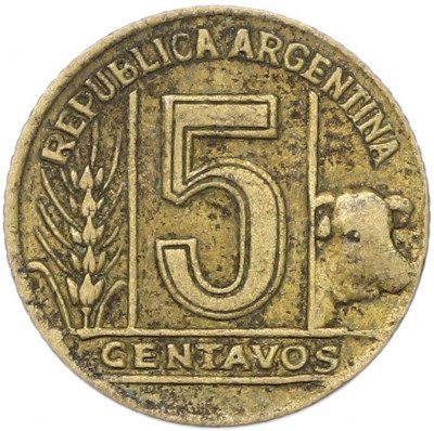 5 сентаво 1949 года Аргентина