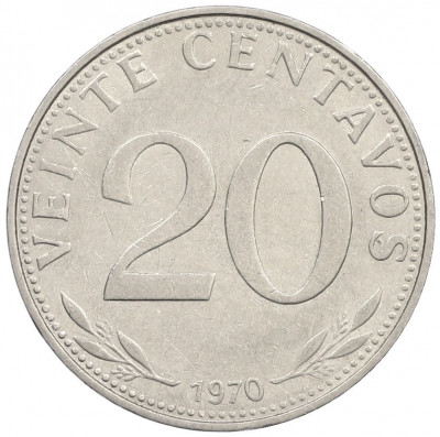 20 сентаво 1970 года Боливия