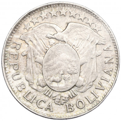 50 сентаво 1942 года Боливия