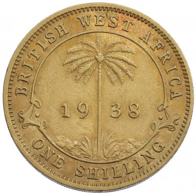 1 шиллинг 1938 года Британская Западная Африка