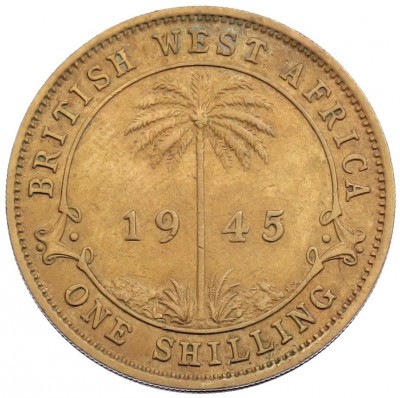1 шиллинг 1945 года Н Британская Западная Африка