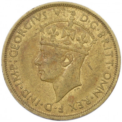 2 шиллинга 1939 года KN Британская Западная Африка