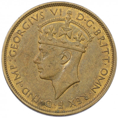 2 шиллинга 1947 года H Британская Западная Африка