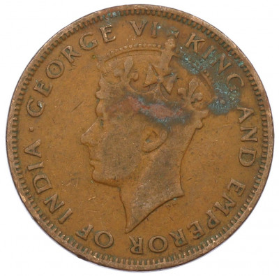 1 цент 1944 года Британский Гондурас