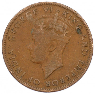 1 цент 1945 года Британский Гондурас