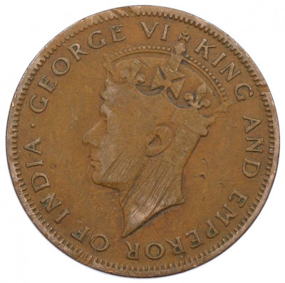 1 цент 1949 года Британский Гондурас